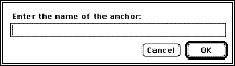 Anchor extensiondialog box